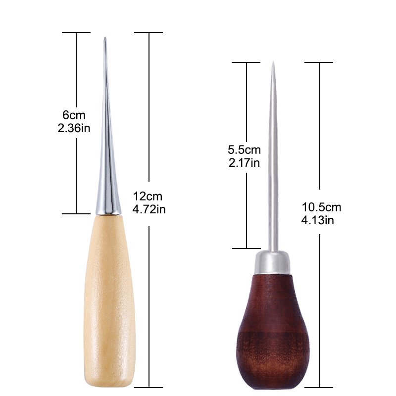 Punzón profesional duradero co - Leatherwork Awl reseña y precio