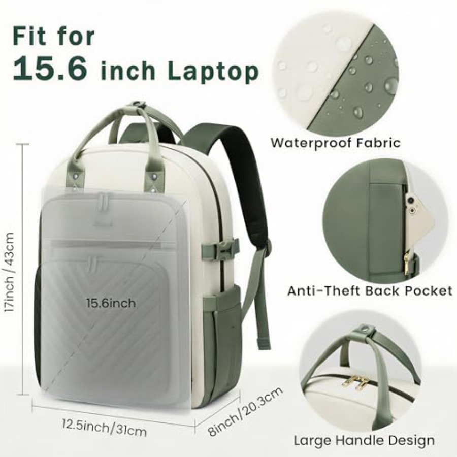 Mochila para Portátil para Muj - Leather Work Womens Backpack reseña y precio