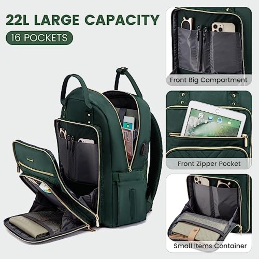 Mochila para Portátil para Muj - Leather Work Womens Backpack reseña y precio