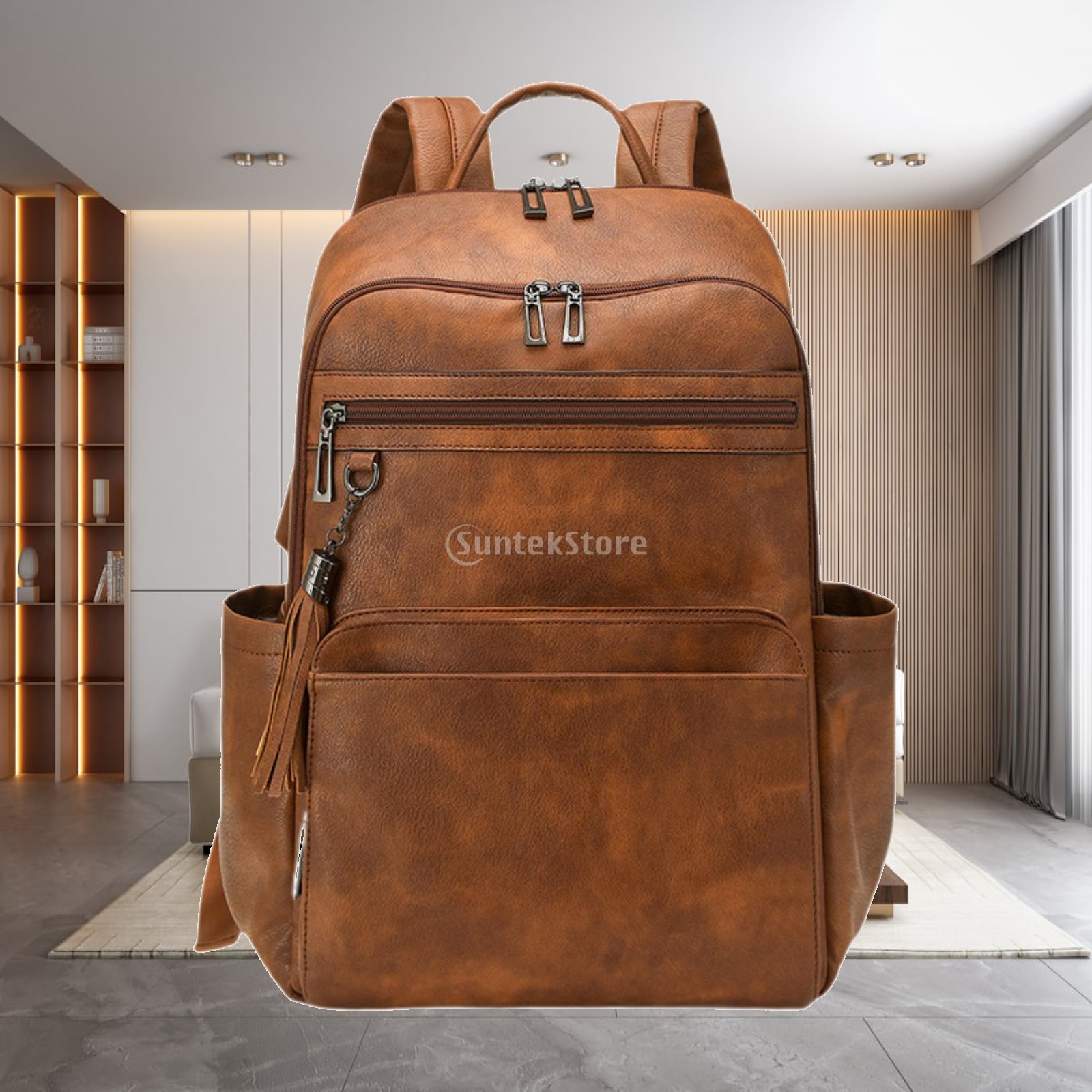 Bolso de Viaje de Cuero PU Pre - Leather Work Womens Backpack reseña y precio