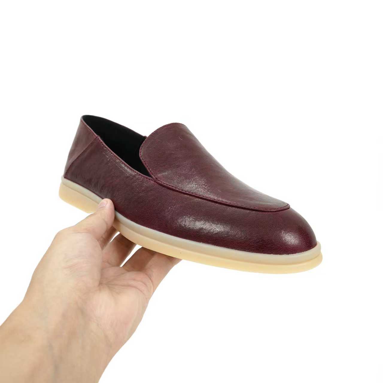 Zapatos de cuero vacuno de pri - Leather Work Outfit reseña y precio