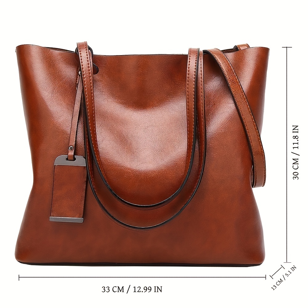 Bolso de mano de cuero Retro c - Leather Work Laptop Bag reseña y precio