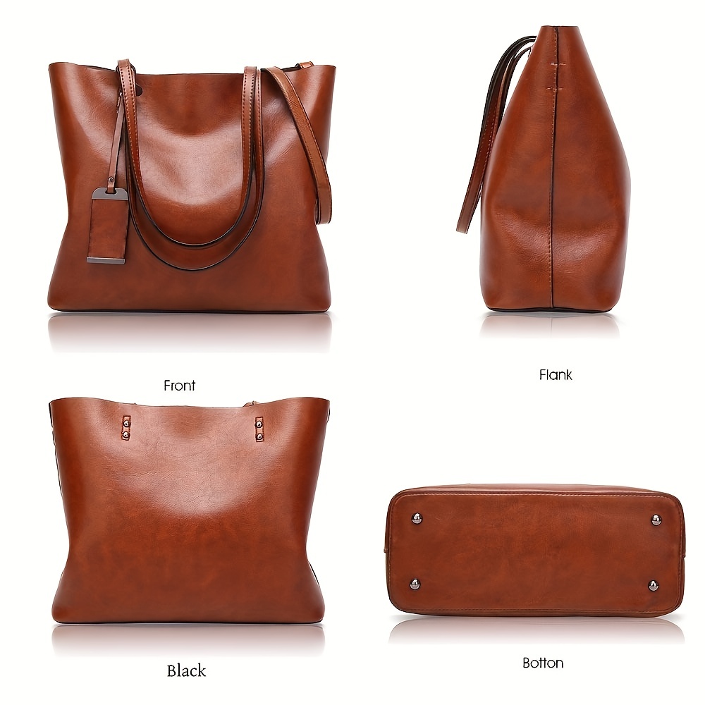 Bolso de mano de cuero Retro c - Leather Work Laptop Bag reseña y precio