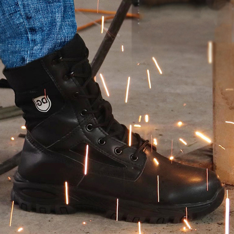 Botas de Cuero Negras de Caña  - Leather Work Fabric reseña y precio
