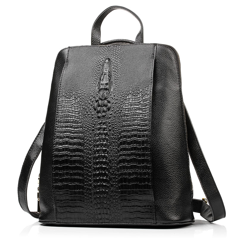 Mochila Zency de piel de cocod - Leather Work Laptop Bag reseña y precio