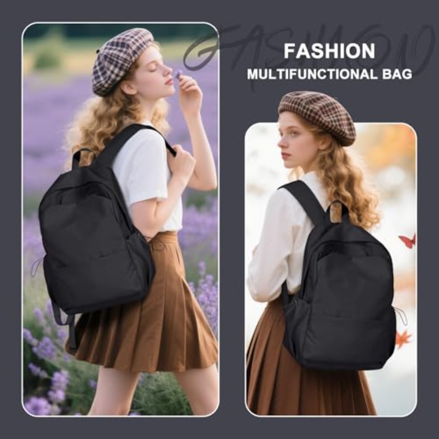 Mochila negra para mujer, moch - Leather Work Womens Backpack reseña y precio