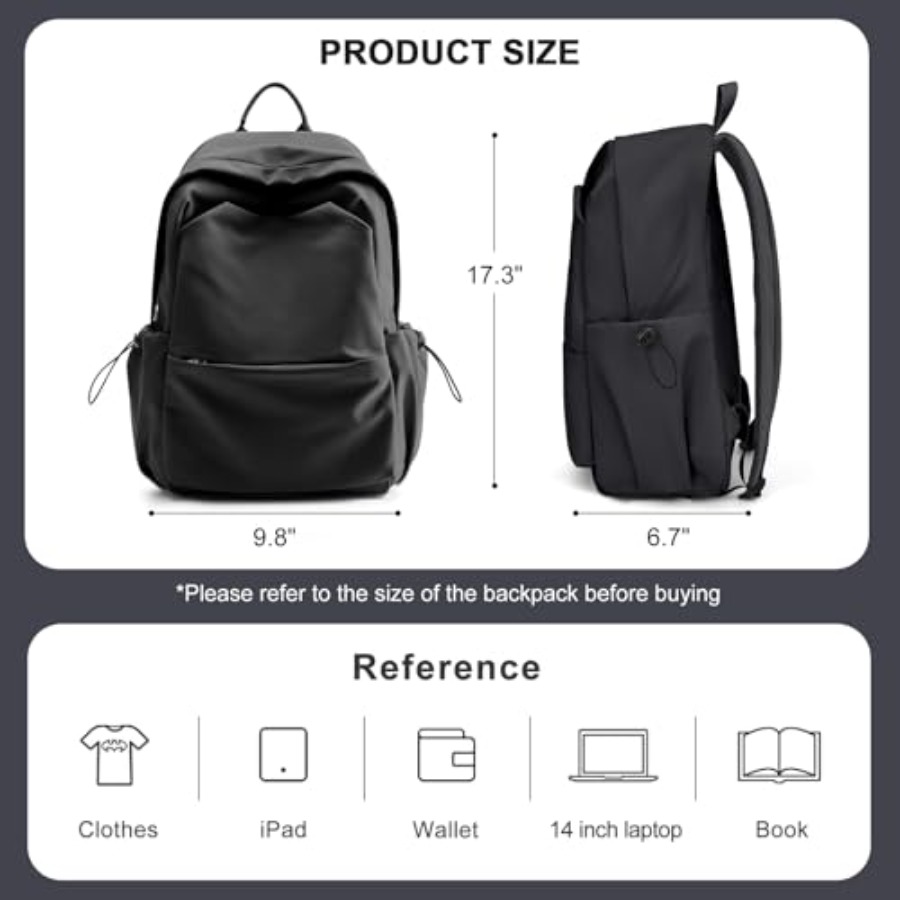 Mochila negra para mujer, moch - Leather Work Womens Backpack reseña y precio