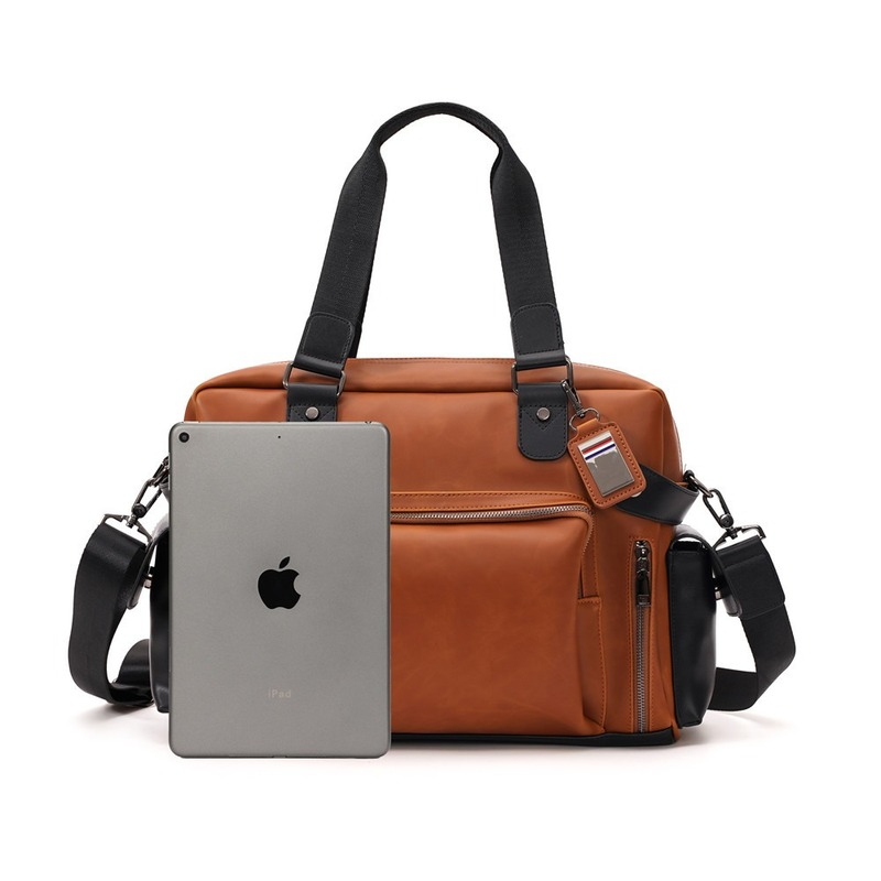 Bolso de hombro a la moda para - Leather Work Bag Mens reseña y precio