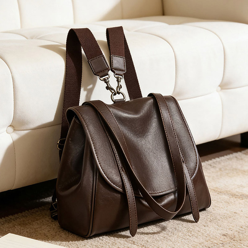 Mochila Vintage de cuero divid - Leather Work Womens Backpack reseña y precio