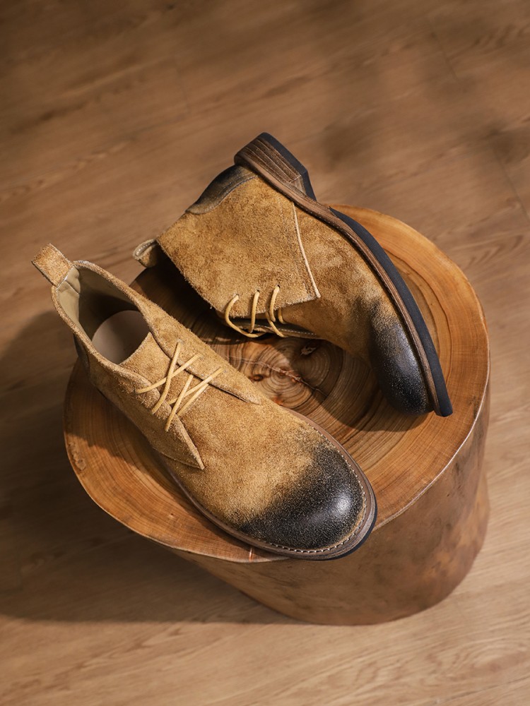 Moda versátil con cordones par - Leatherwork Boots reseña y precio