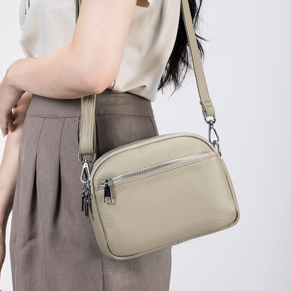 Bolso de hombro versátil de cu - Leather Work Laptop Bag reseña y precio